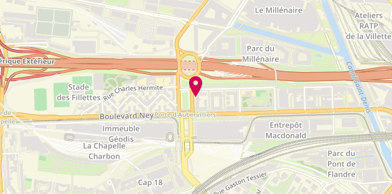 Plan de Royal Fuji, 10 avenue de la Prte d'Aubervilliers, 75019 Paris