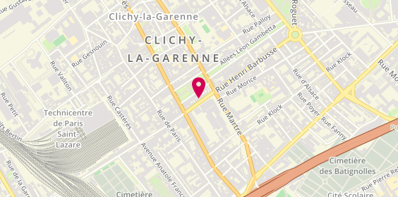 Plan de Oishi, 91 Rue Henri Barbusse, 92110 Clichy
