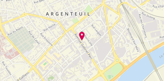 Plan de Sushi Star Argenteuil, 56 avenue Gabriel Péri, 95100 Argenteuil
