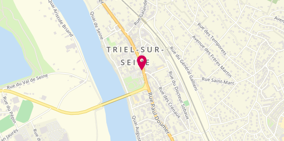 Plan de Sushi Triel, 129 Rue Paul Doumer, 78510 Triel-sur-Seine