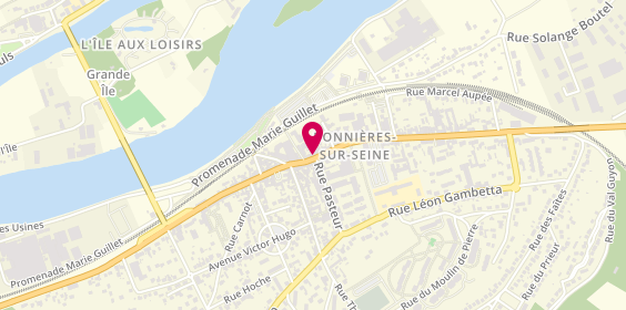 Plan de Nah Sushi, 19 Rue Georges Herrewyn, 78270 Bonnières-sur-Seine