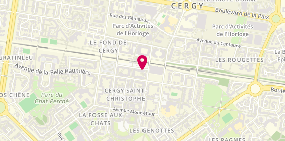Plan de O'basilic, 5 Rue des Passage Perdus, 95800 Cergy