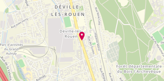 Plan de Sunset Sushi, 272 Route de Dieppe, 76250 Déville-lès-Rouen