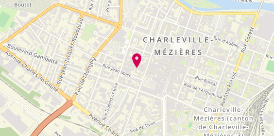 Plan de L'Atelier sushi, 53 Rue Bourbon, 08000 Charleville-Mézières