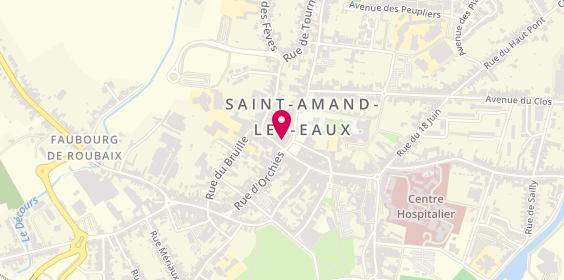 Plan de Nelly Nello, 23 Grand'place, 59230 Saint-Amand-les-Eaux