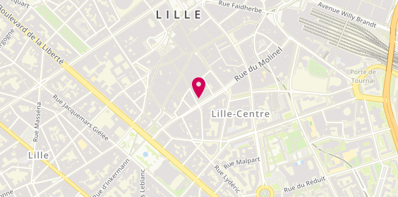 Plan de Bistro Tao, 126 Rue du Molinel, 59800 Lille