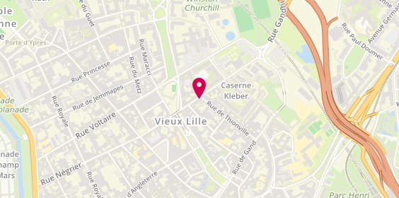 Plan de Bio Poke, 53 Rue de Thionville, 59800 Lille