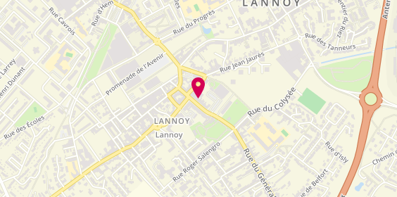 Plan de Chez Quynh, 9 Rue de Tournai, 59390 Lannoy