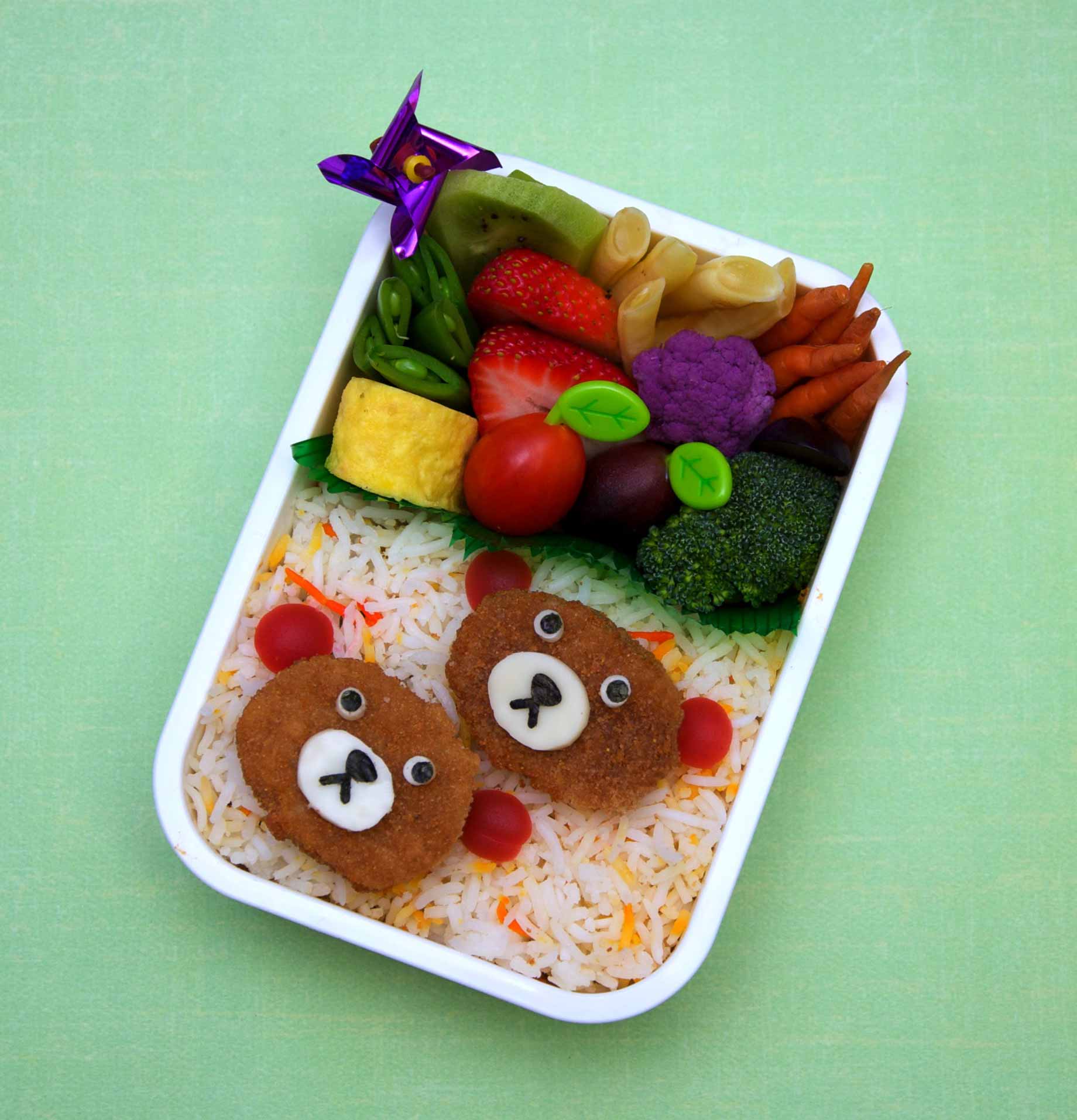 Bento ours nuggets